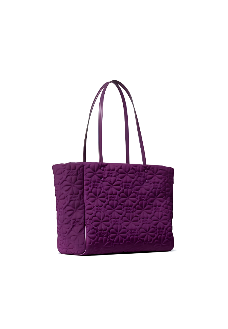 Kate Spade Tilly Tote Bag Quilted Medium In Night Shade KL194