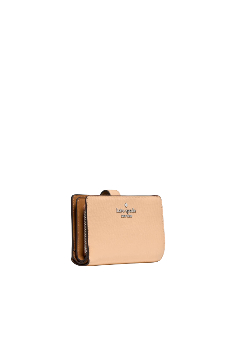 Kate Spade Medium Patent Bifold Wallet In Citrus Glaze KP062