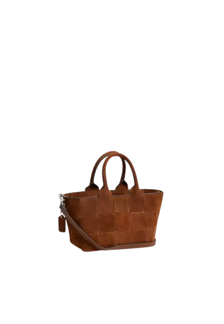 ( PREORDER ) Coach Alter Ego Small Tote Bag In Warm Brown CDG62
