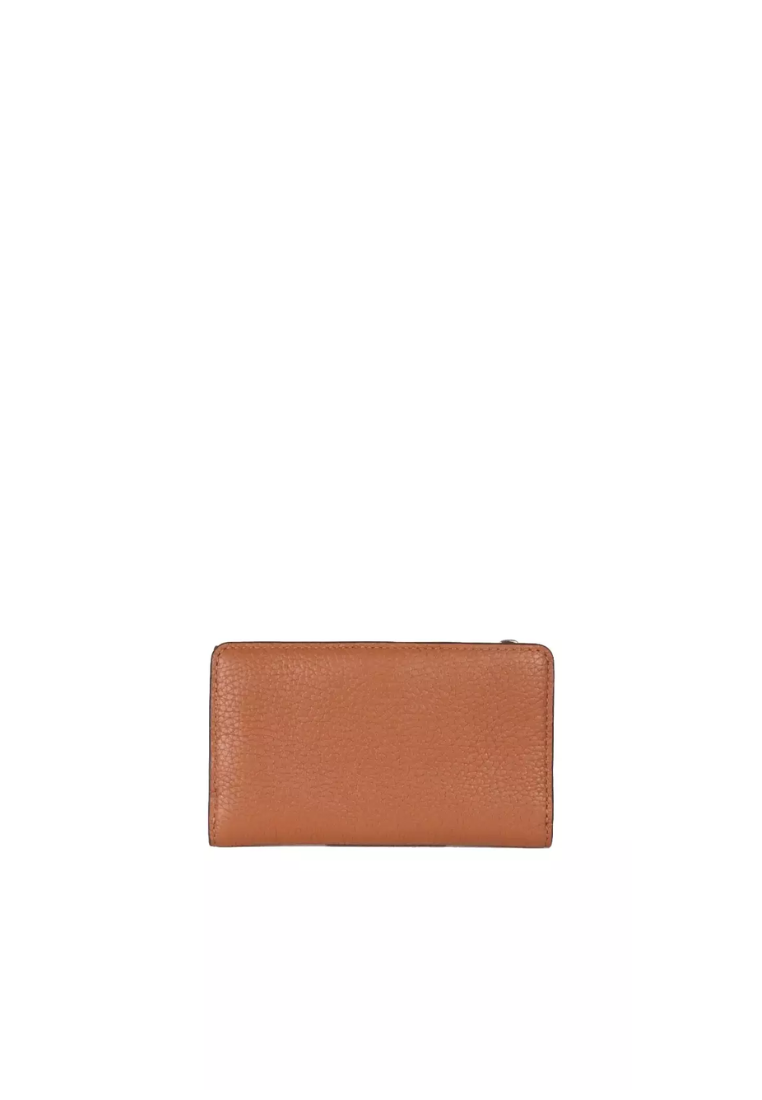 ( AS IS ) Kate Spade Leila WLR00395 Small Slim Bifold Wallet in Warm Gingerbread