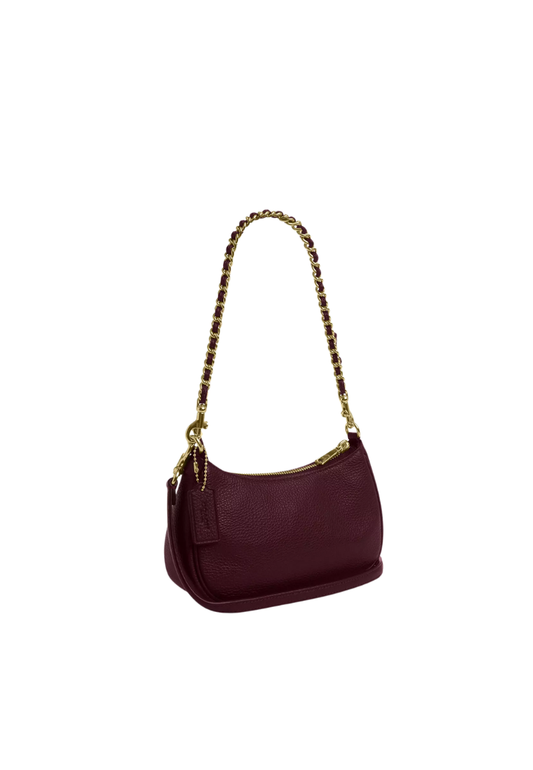 ( PREORDER ) Coach Teri Mini With Crystal Crossbody Bag In Novelty Gold CCE43