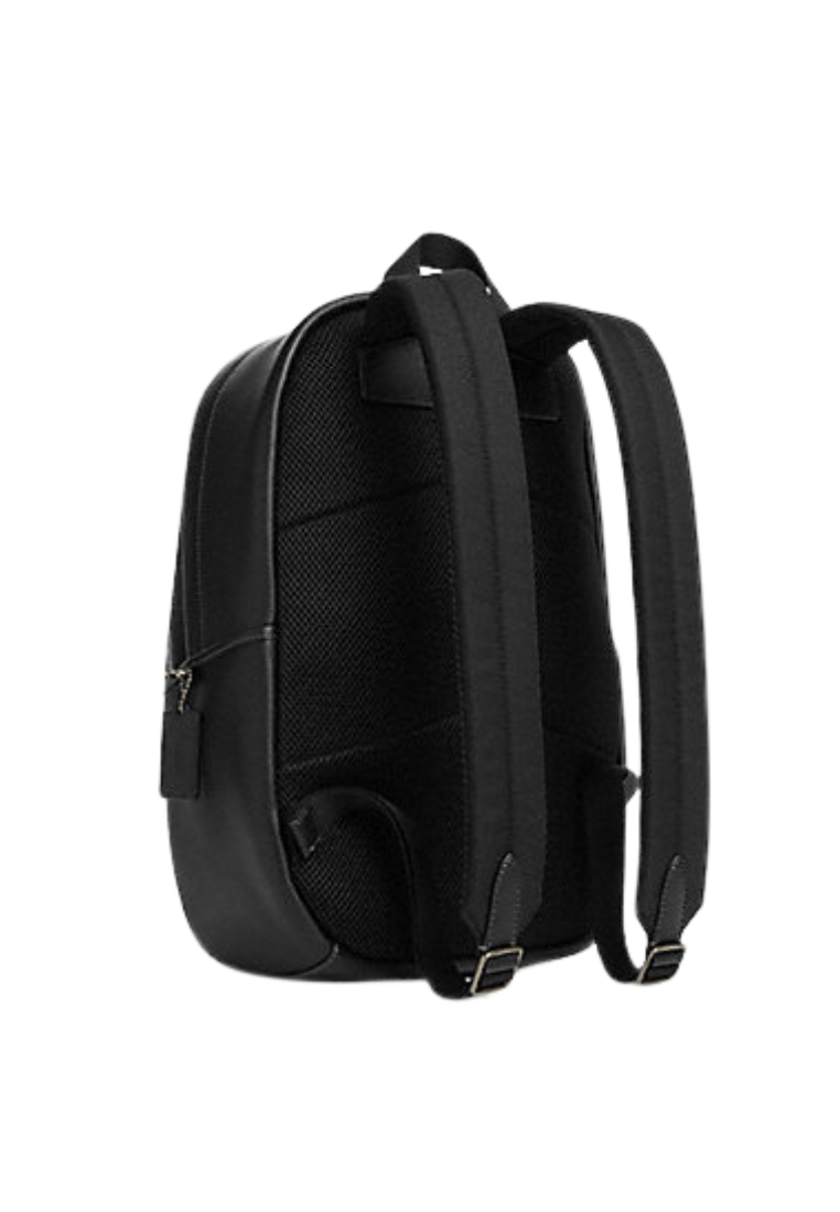 Coach Edge Backpack Plaid Print In Black Multi CL965