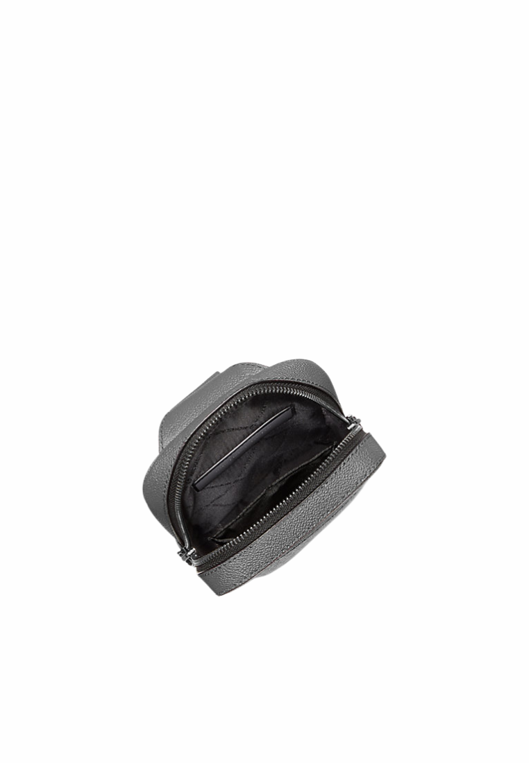 Michael Kors Cooper Medium Signature Logo Sling Bag In Gunmetal Bronze Industriel 37F5LCOC2O