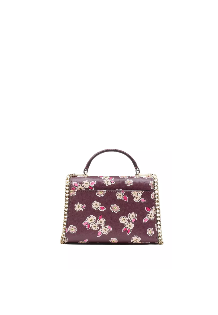 Kate Spade Darcy K9405 Micro Satchel In Deep Berry