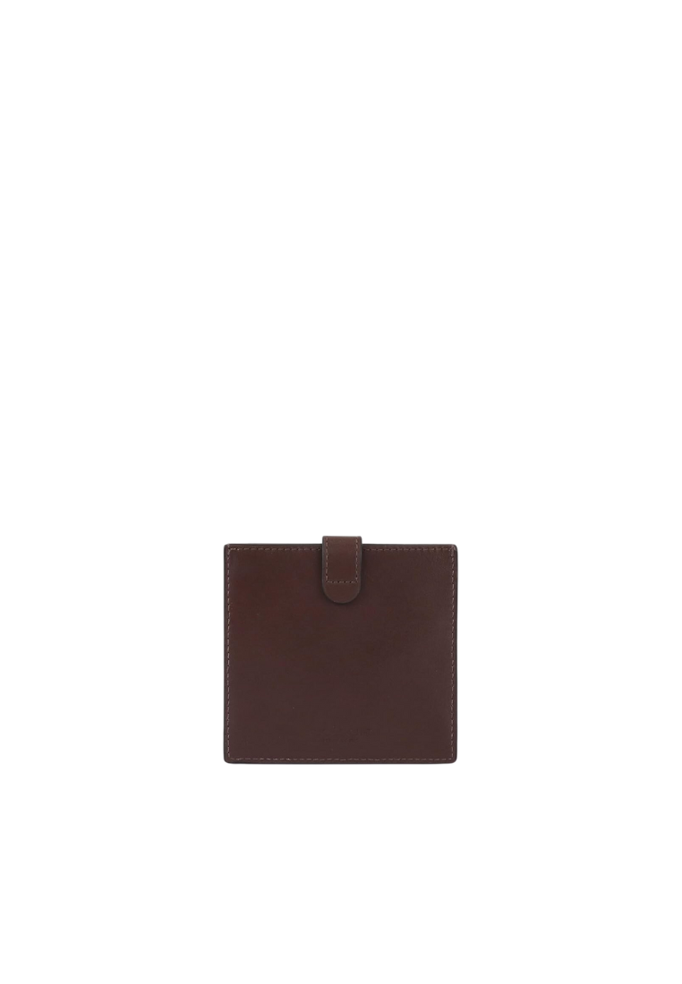 ( AS IS ) Coach Heritage C3162 Card Case In Dark Teak