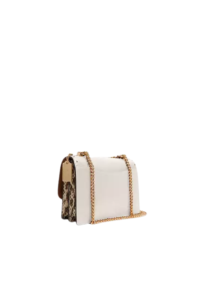 Coach Signature Klare 90400 Crossbody Bag With Rivets In Light Khaki Multi