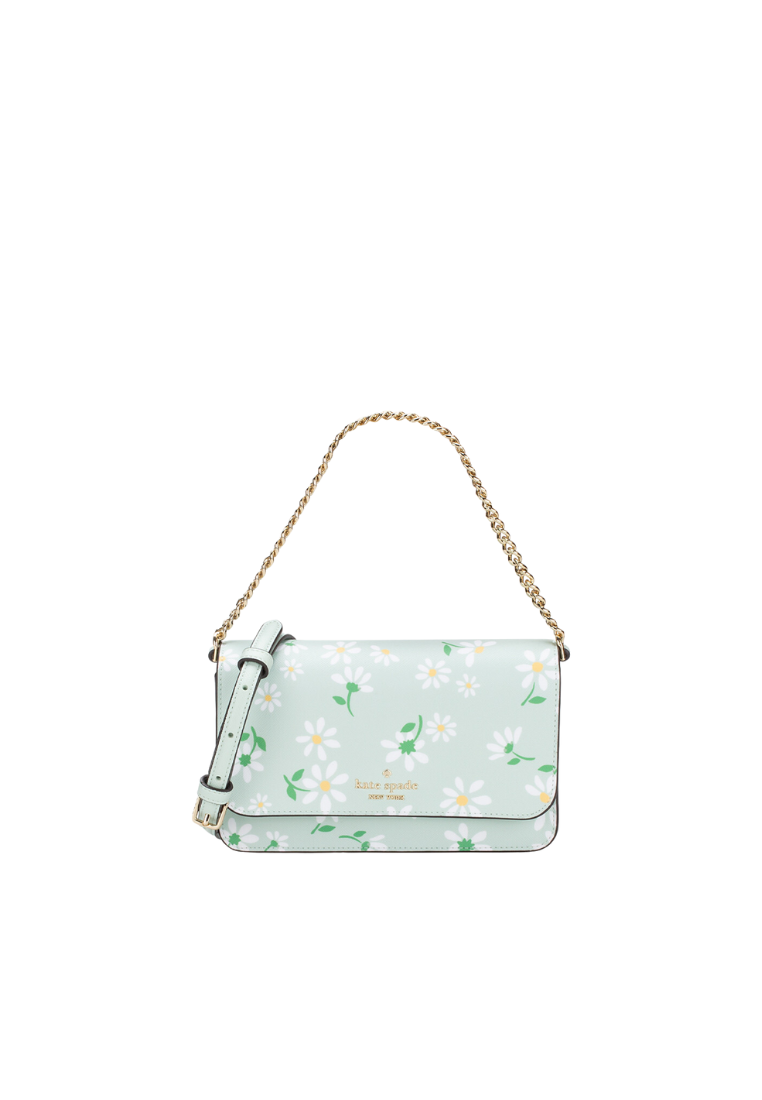 Kate Spade Madison Day Tripper Daisy Small Flap Crossbody Bag In Crystal Blue KG689