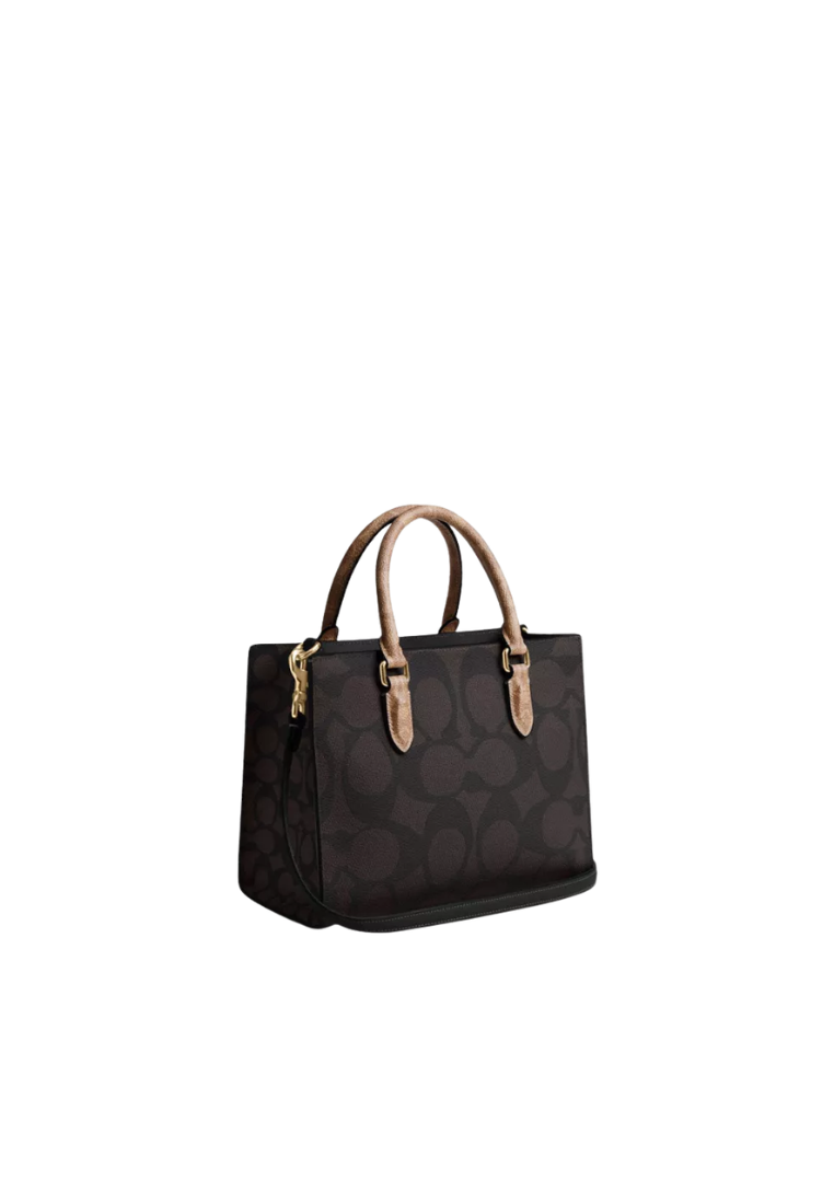 Coach Maggie Tote Bag Small In Walnut Tan CY676