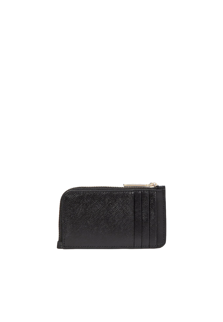 Kate Spade Madison Card Case Top Zip In Black KC583
