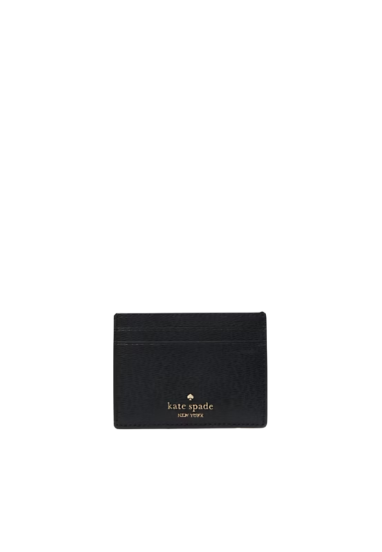 Kate Spade NYC Big Apple Small Slim Card Holder In Black Multi KJ060