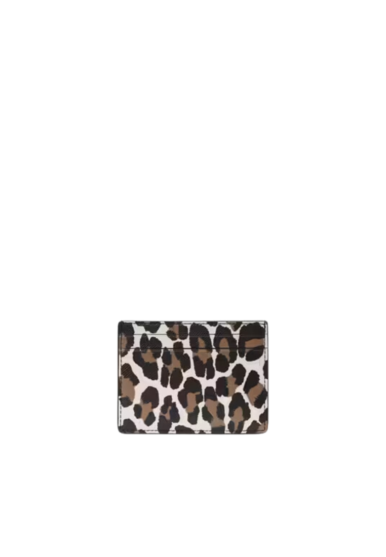 Kate Spade Madison Spotted Leopard Small Slim Card Case In Cream Multi KH780