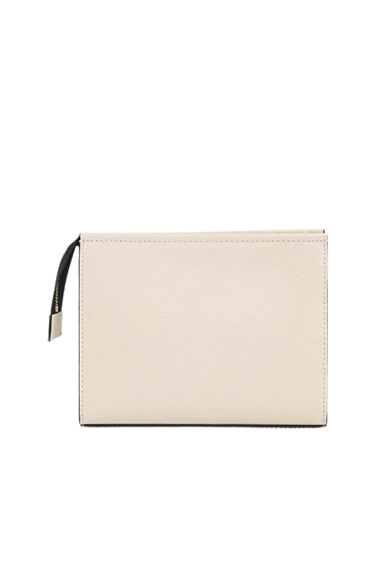 Marc Jacobs The Grind Cosmetic Bag Leather In Marshmallow S202L01PF22