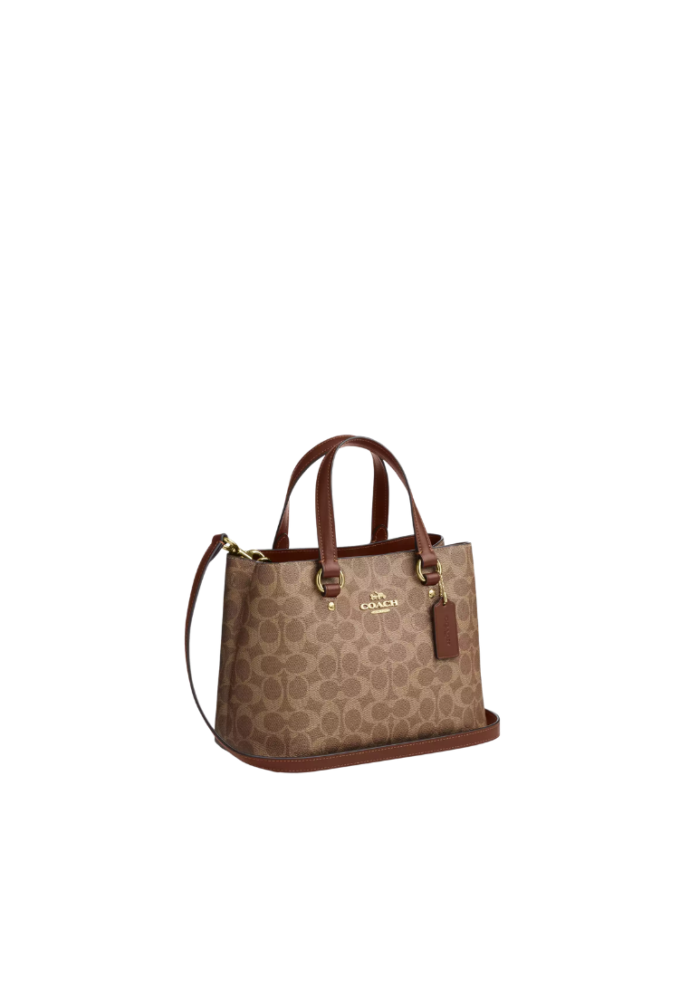 Coach Station Carryall Handbag In Tan Brown CET31