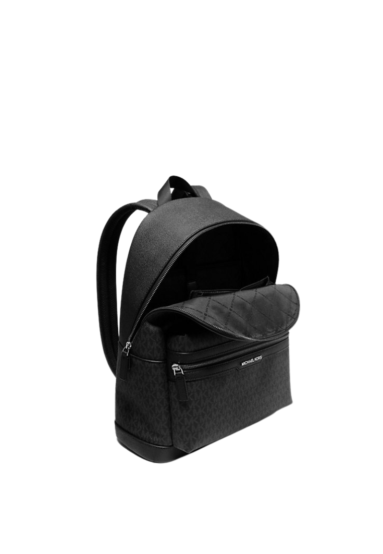Michael Kors Cooper Monogram Backpack In Black Noir 37R5LCOB2B