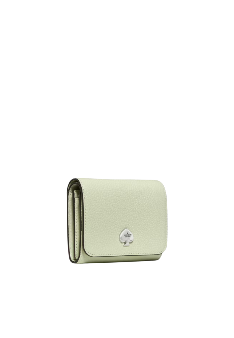 Kate Spade Kayla Small L-Zip Wallet In Lime Frost KK056