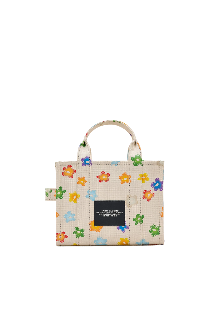 Marc Jacobs The Flash Wild Daisy Tote Bag In White Multi 4P6HCR001H01