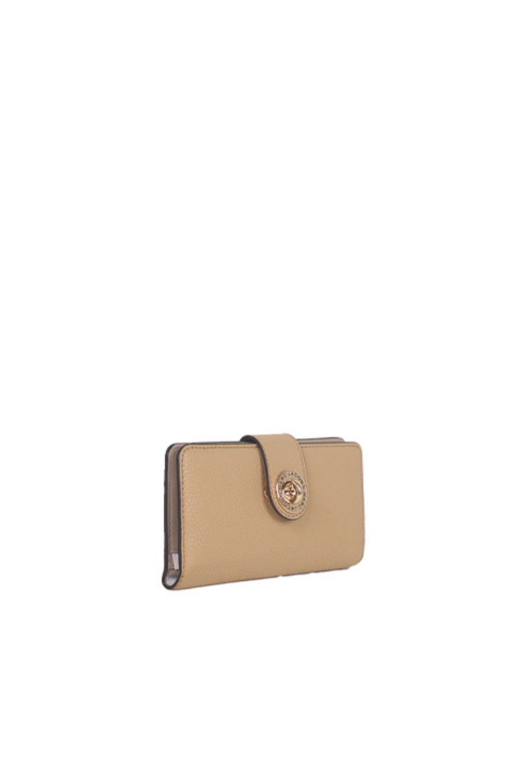 Marc Jacobs Turnlock Wallet In Iced Coffee 4F4SMP011S01