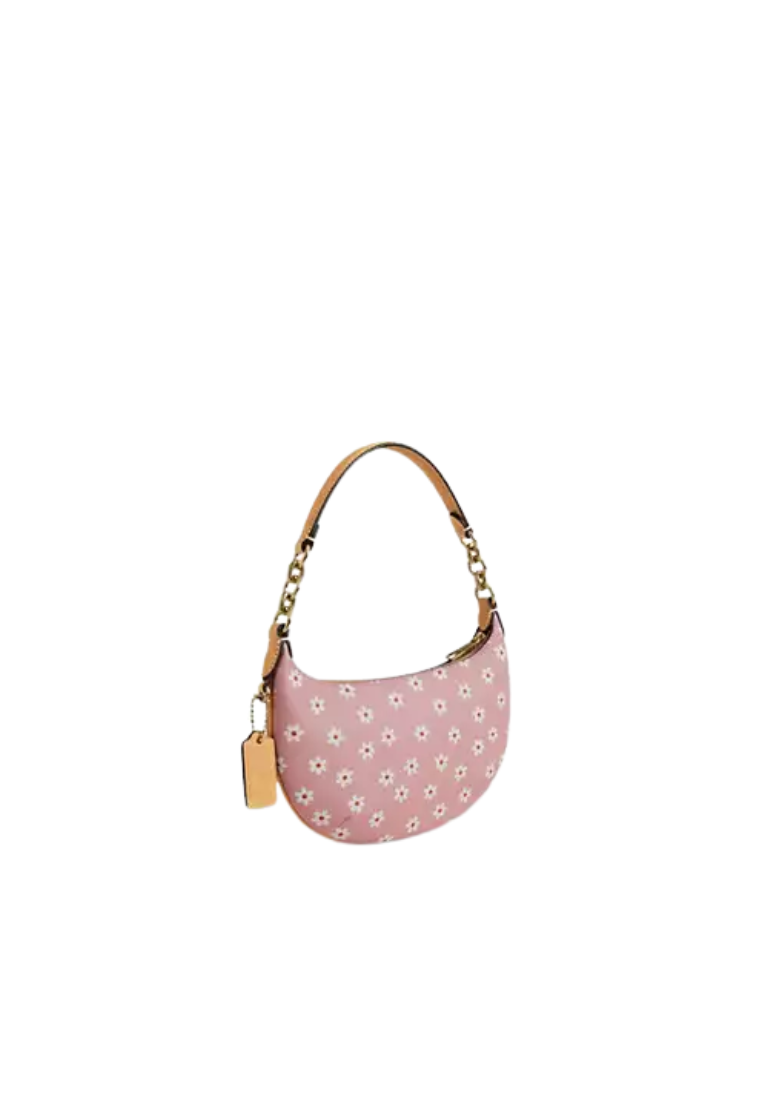 Coach Mini Payton Shoulder Bag With Floral Print In Pink Multicolor CFD05