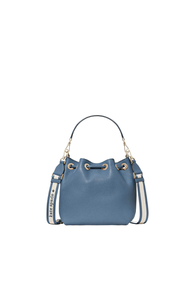 Kate Spade Emma Small Bucket Bag In Blue Stone KK071