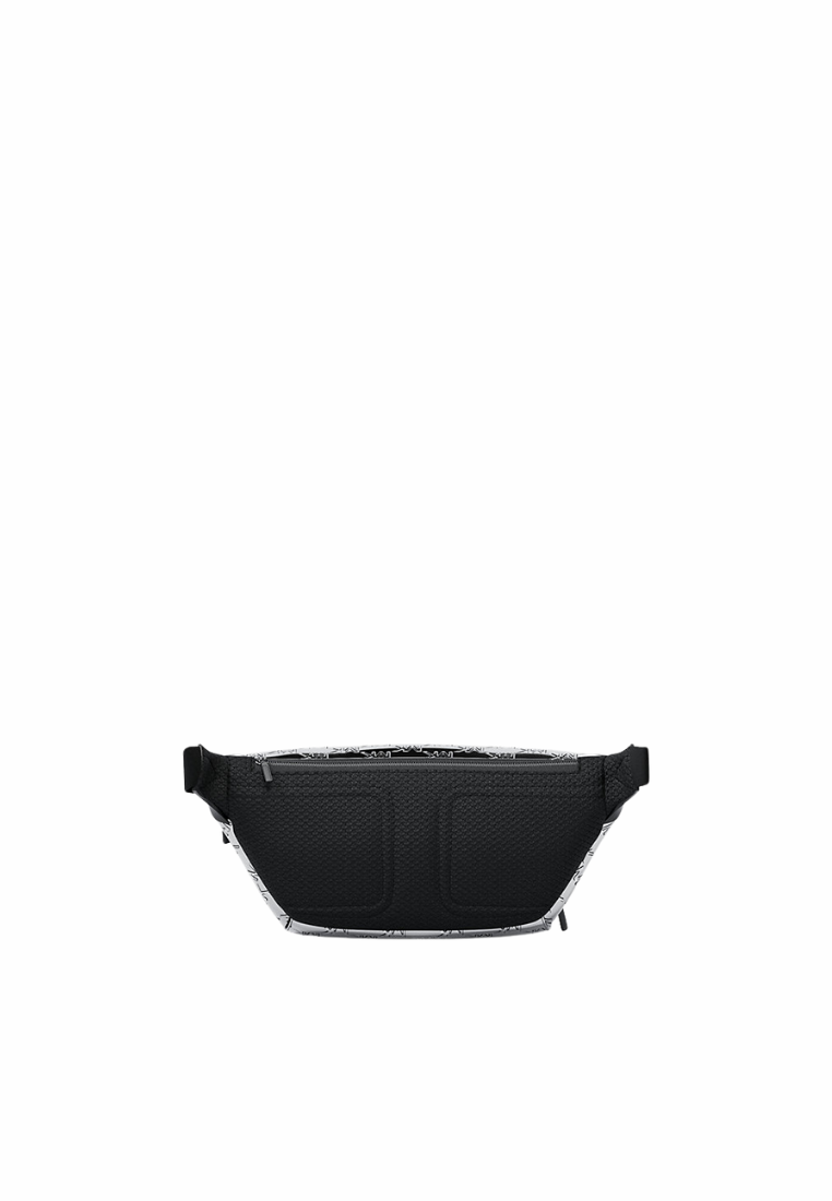 Michael Kors Cooper Medium Metallic Logo Debossed Utility Sling Bag In Silver Argent 37F5LCOY9O