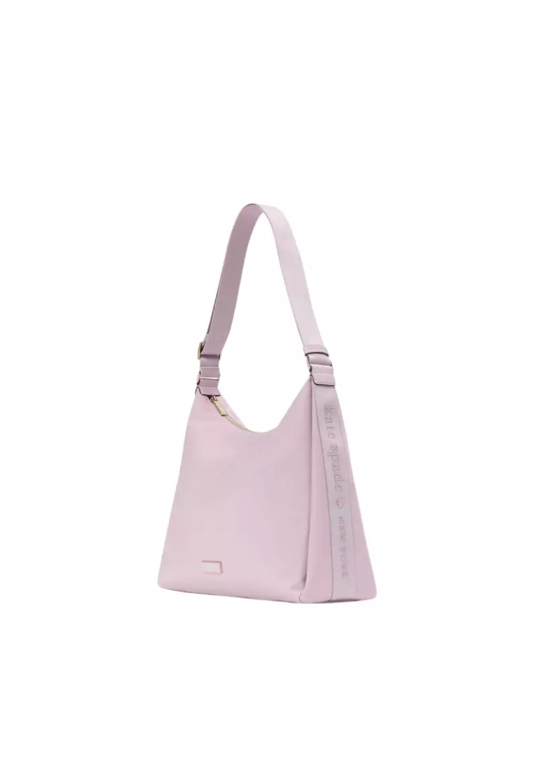 Kate Spade Carter Nylon Large Convertible Crossbody Bag In Lavender Smoke KL963
