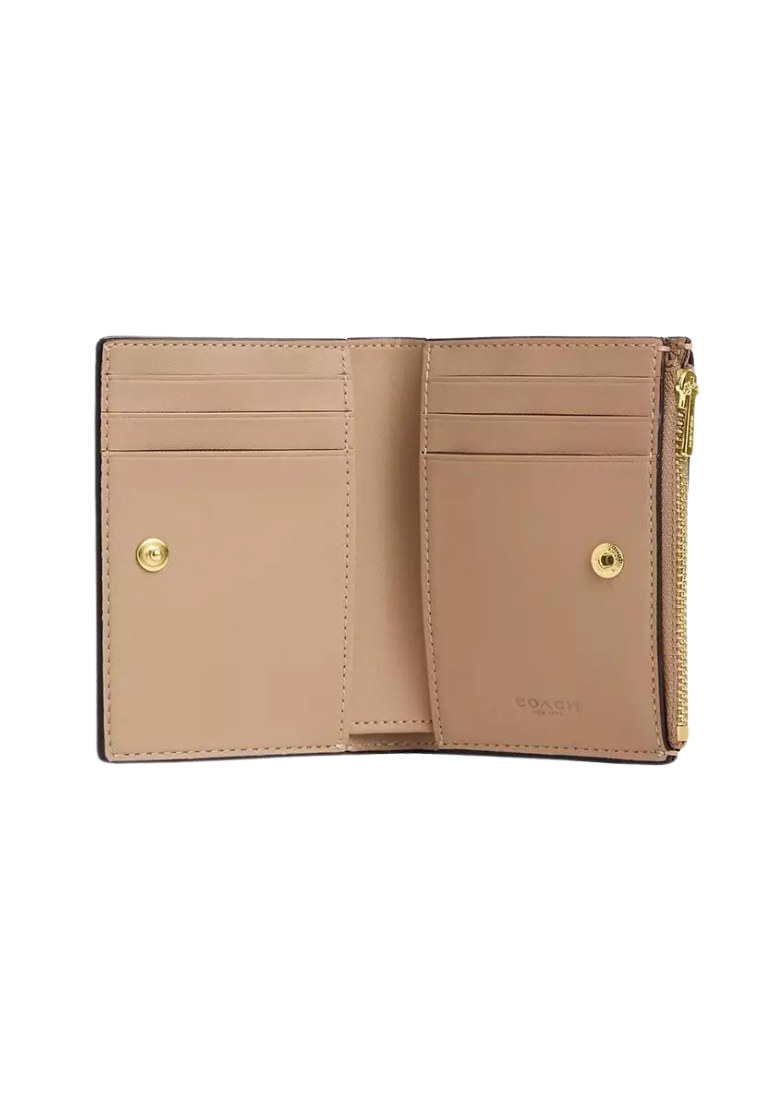 Coach Bifold Wallet In Taupe CM315