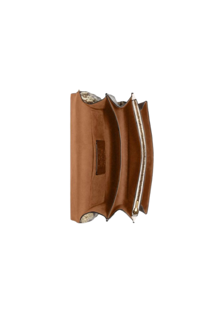 Coach Signature Klare 90400 Crossbody Bag With Rivets In Light Khaki Multi