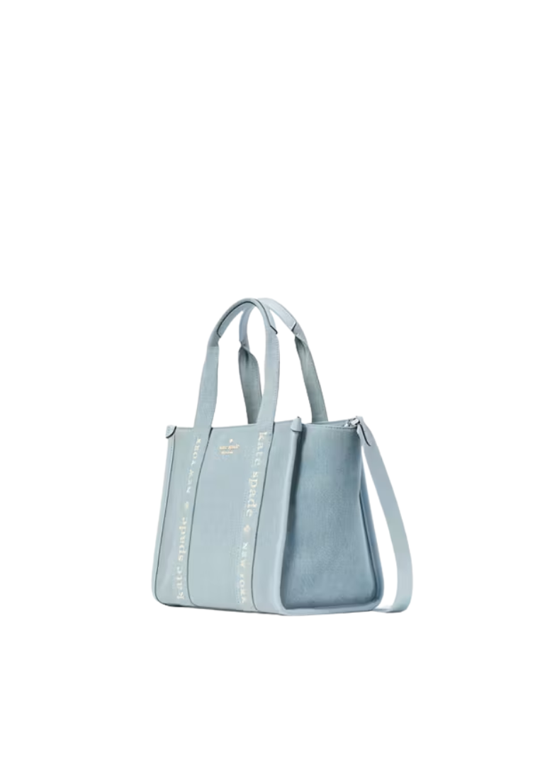 Kate Spade Kip Denim Small Tote Bag In Blue Multi KL065