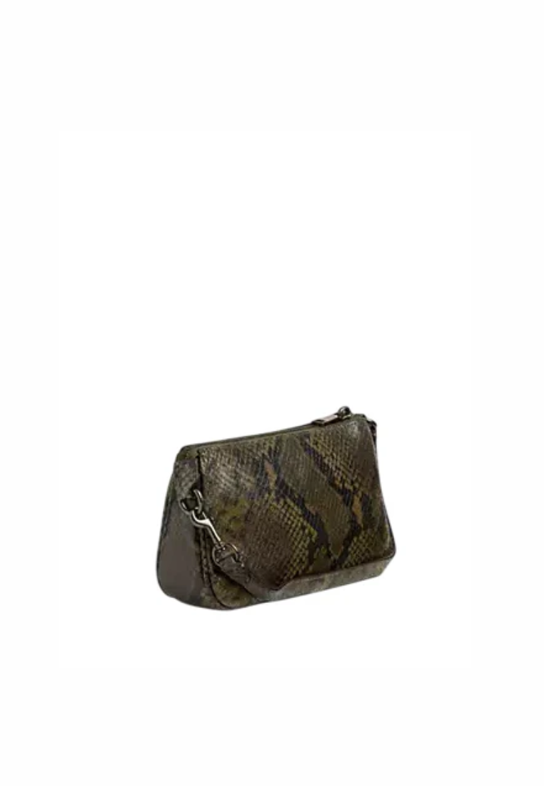 Coach Nolita 19 Shoulder Bag With Snake Print In Olive Multi CCF62