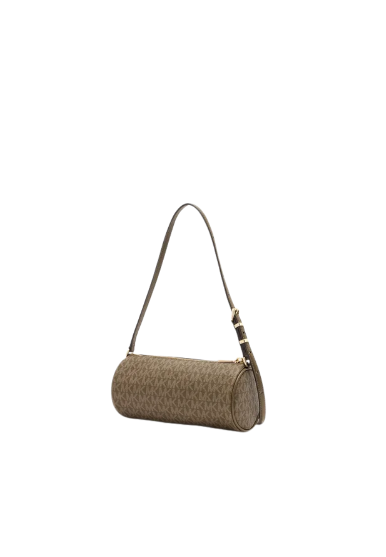 ( PREORDER ) Michael Kors Izzy Small Signature Logo Barrel Shoulder Bag In Loden 32T6GZYC1V