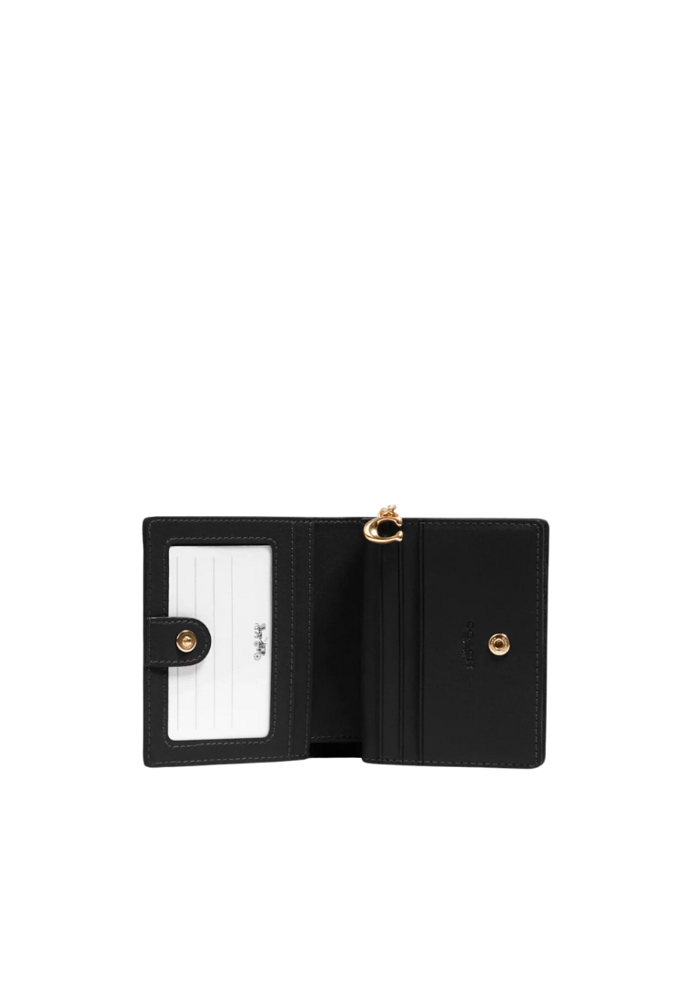 Coach Snap C2862 Wallet In Black