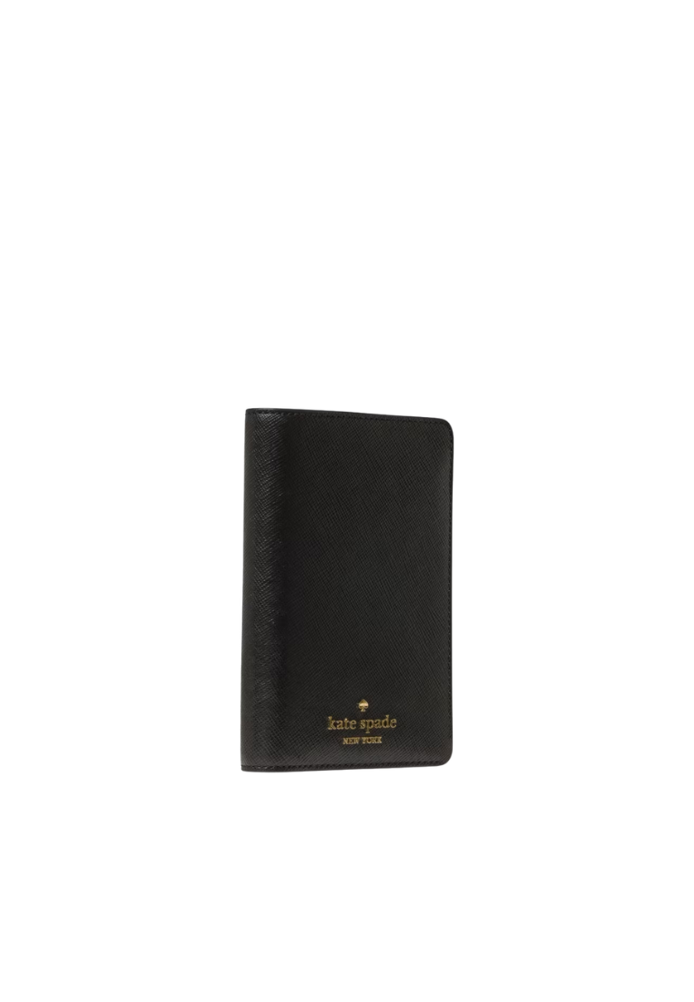 ( PREORDER ) Kate Spade Passport Card Holder In Black KN778