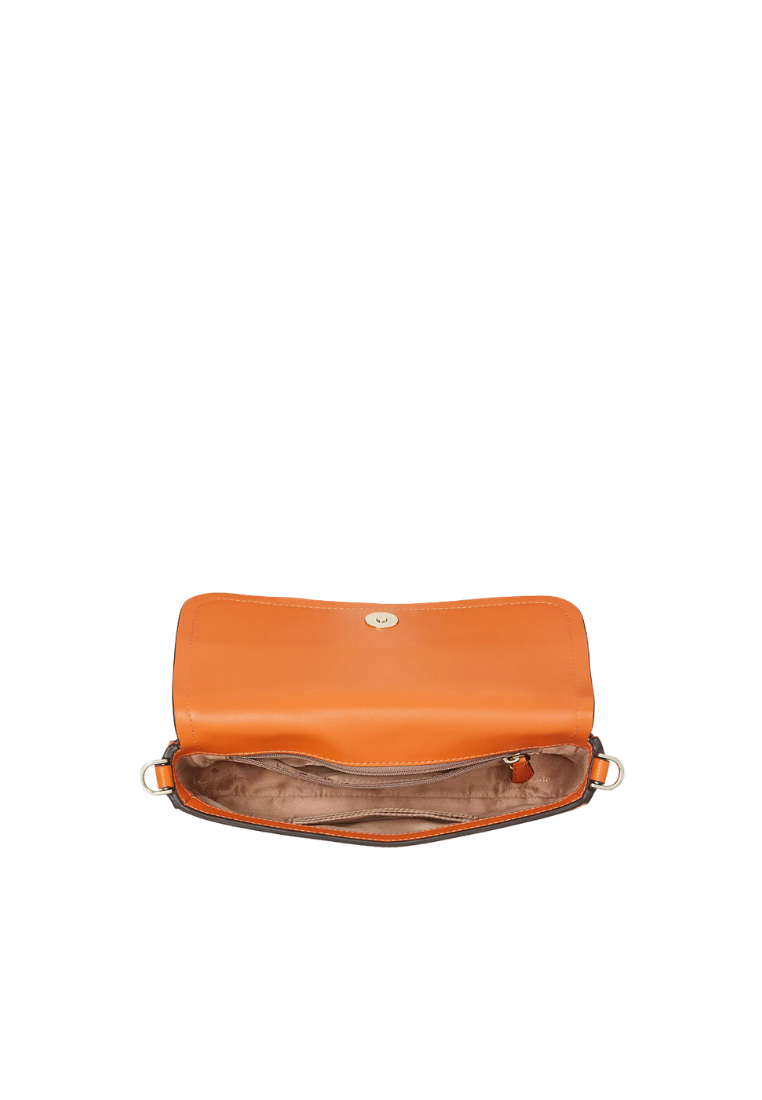 Kate Spade Rosie Flap Crossbody Bag In Carrot KA646
