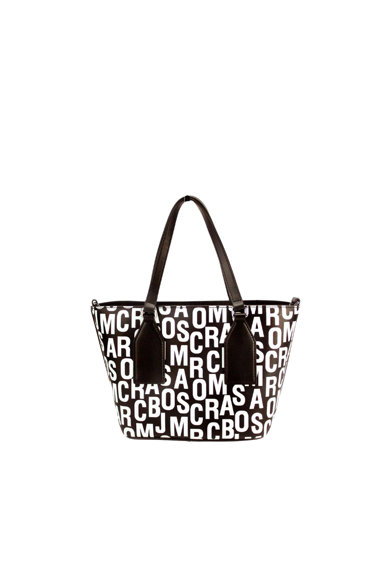 Marc Jacobs Trademarc Small Tote Bag In Black White 4S4HTT006H02