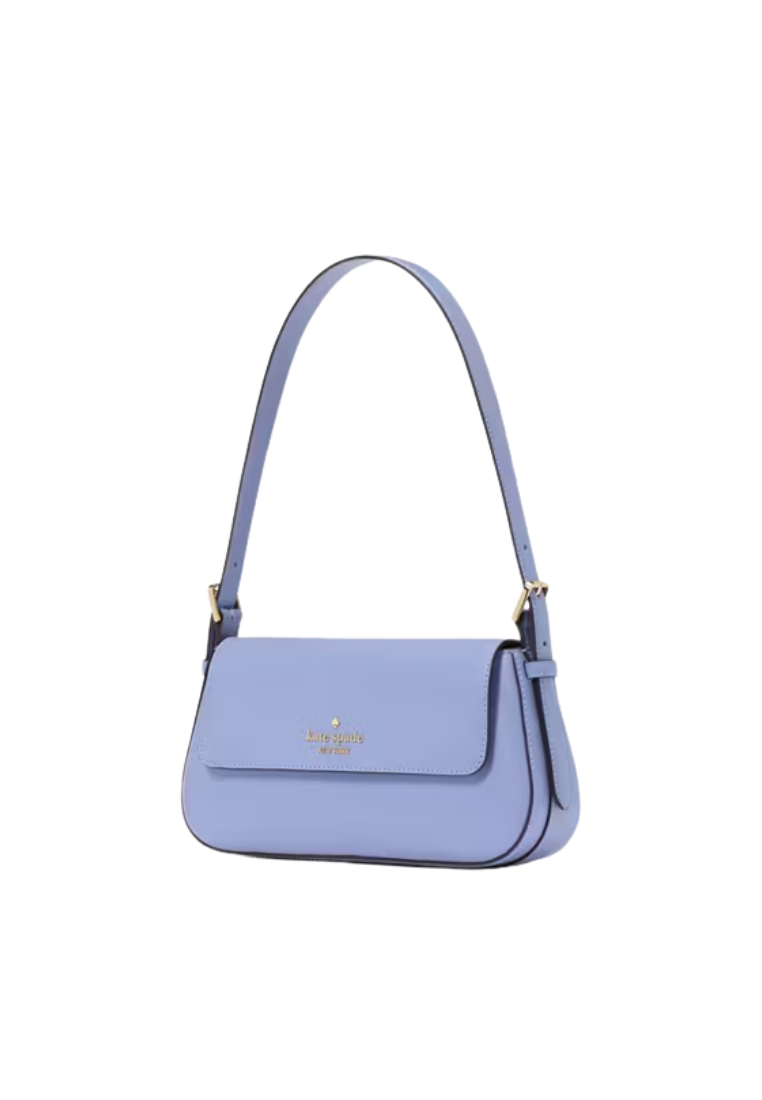 Kate Spade Madison Shoulder Bag Small Flap In Frosted Blueberry KK952