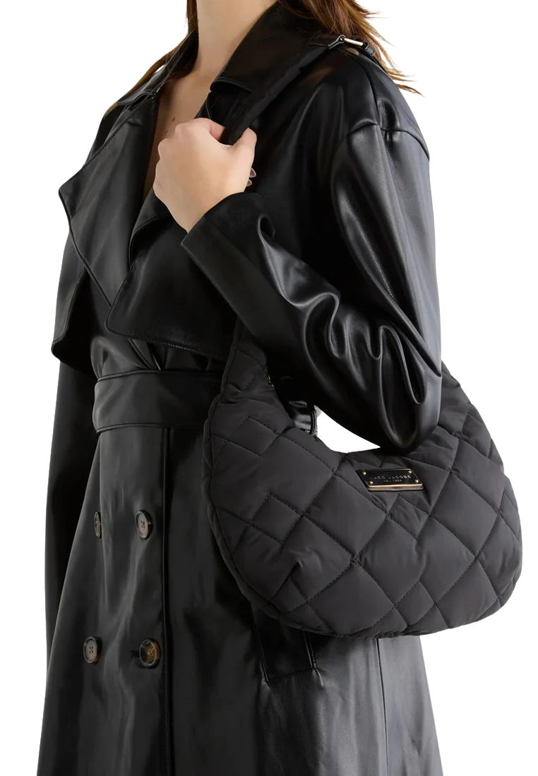Marc Jacobs Quilted Nylon Shoulder Bag In Black 4R5HSH001H02