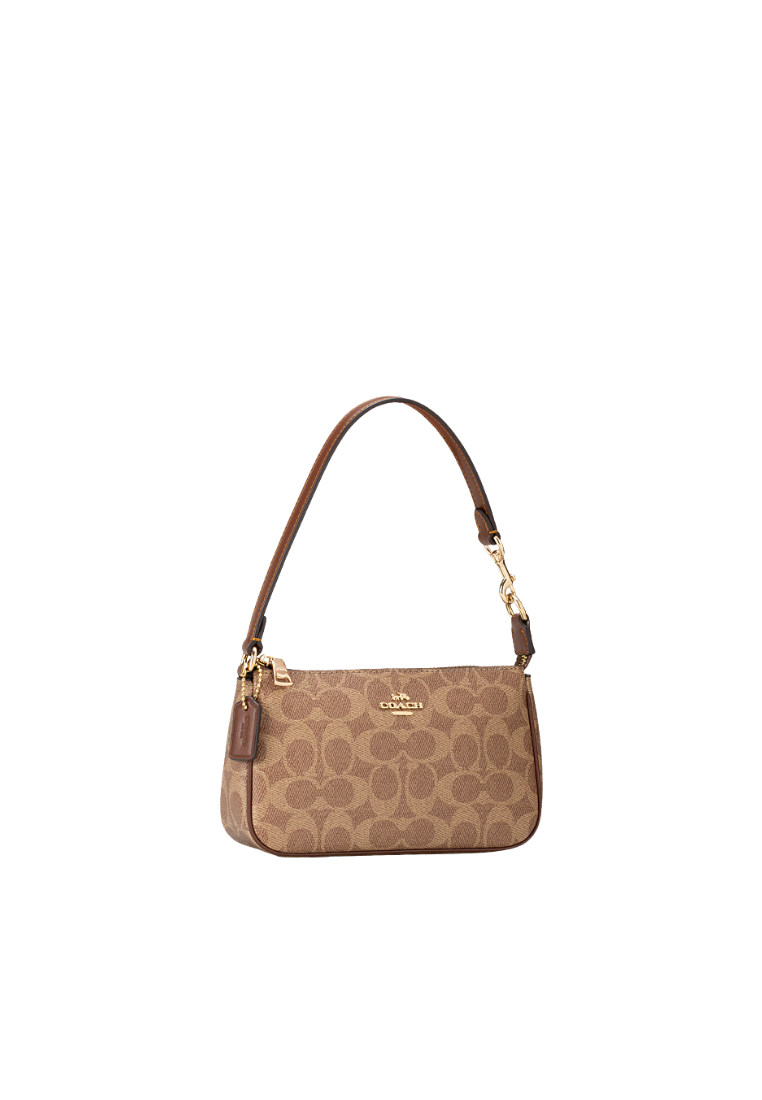 Coach Nolita 19 Shoulder Bag In Signature Canvas In Tan Brown CW426