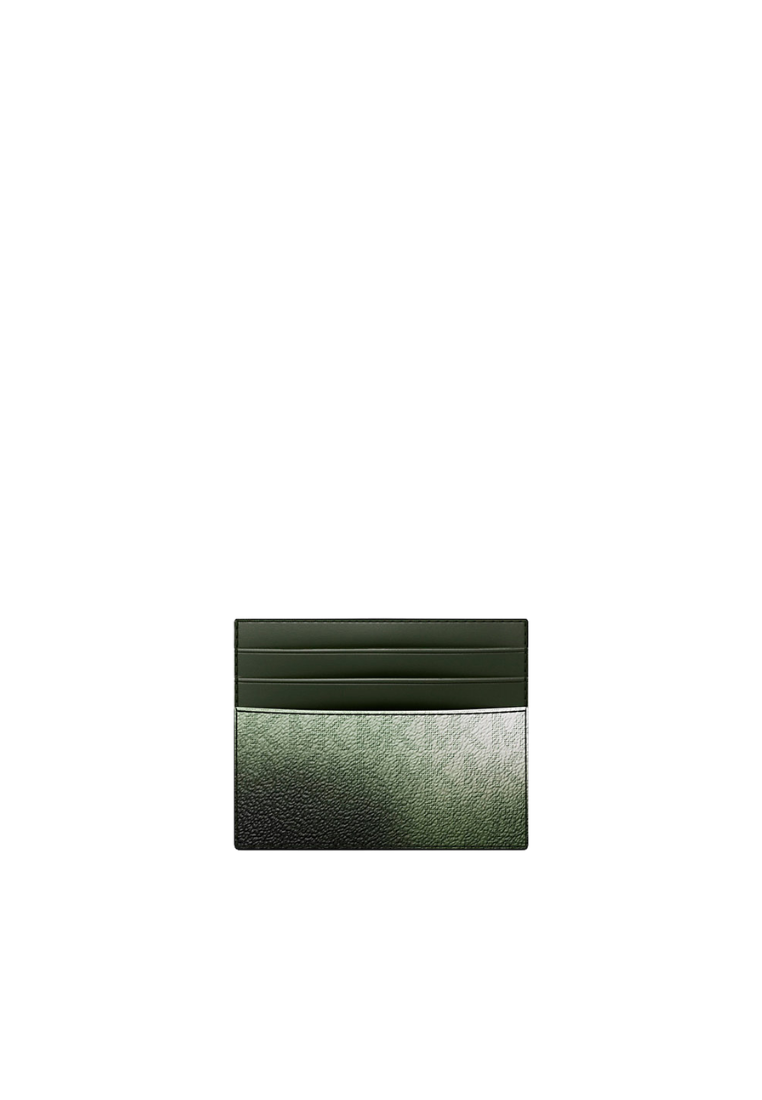 Michael Kors Cooper Ombre Signature Logo Card Case In Moss Multi 36R6LCOD2O