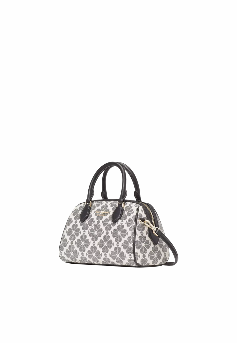 Kate Spade Flower Dolly Small Duffle Crossbody Bag In Black Multi KG483