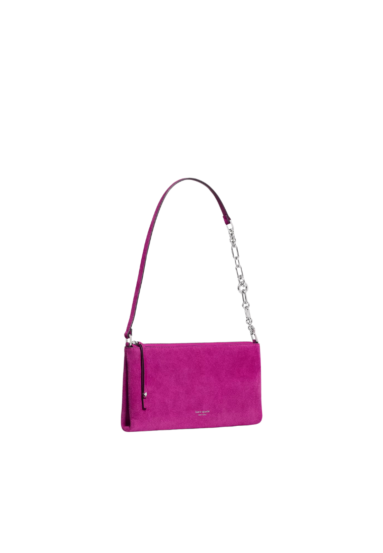 ( PREORDER ) Kate Spade Fling Suede Shoulder Bag In Beet KP571