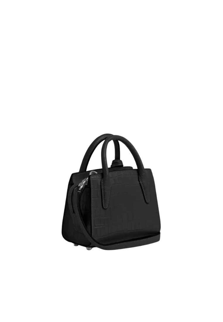 ( AS IS ) Coach Andrea Mini Carryall Crossbody In Black CR209