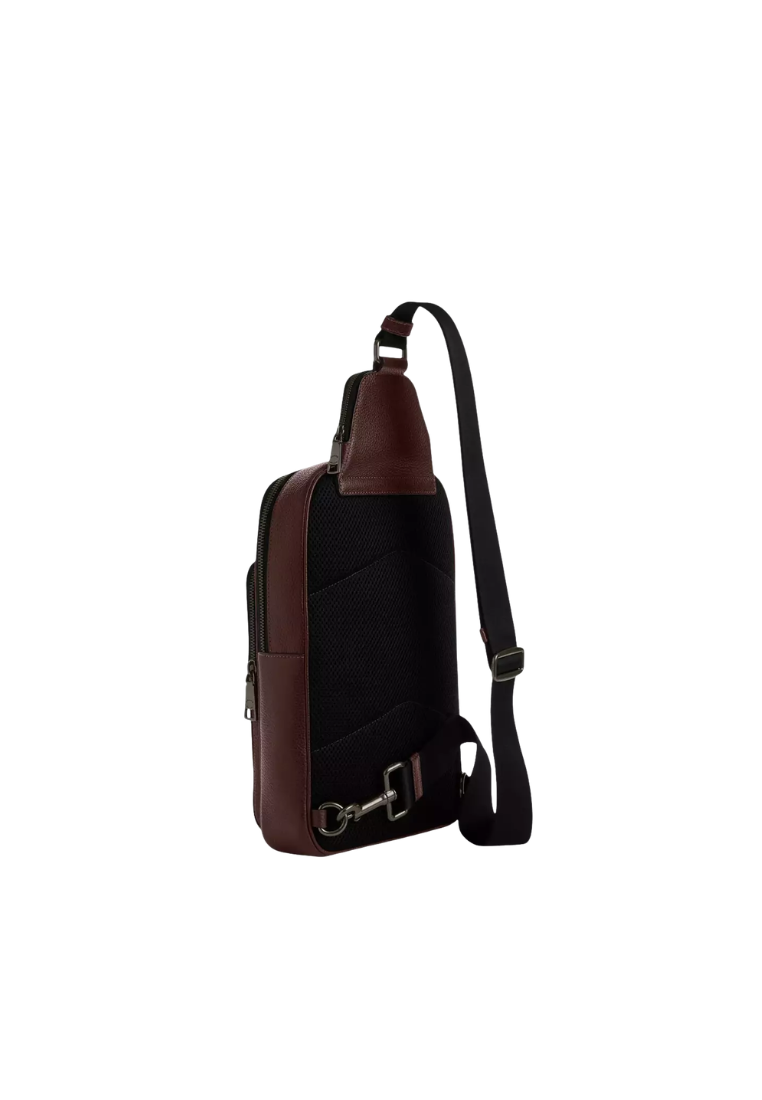 Coach Ethan Sling Bag Pack In Signature Leather In Maple CDC68