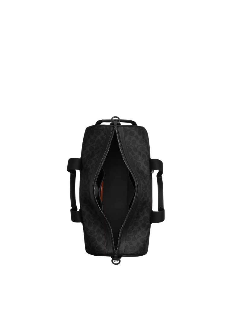 ( PREORDER ) Coach Explorer 45 In Signature Canvas Duffle Bag In Matte Black CET53