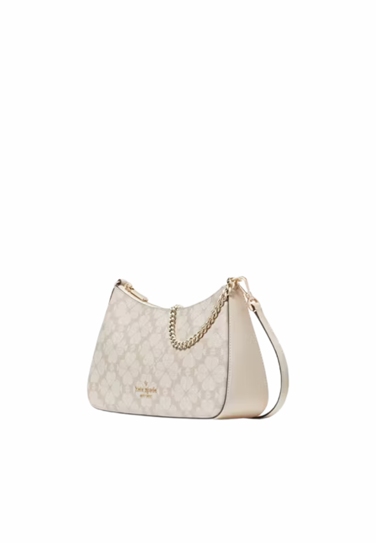 Kate Spade Signature Spade Flower Medium Convertible Crossbody Bag In Dark Beige KI381