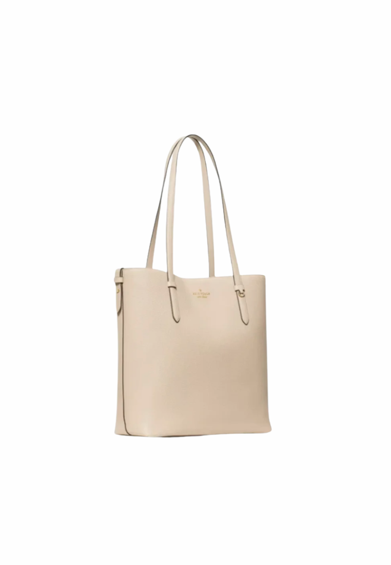 Kate Spade Juliette Leather Tote Bag In Light Sand KN188