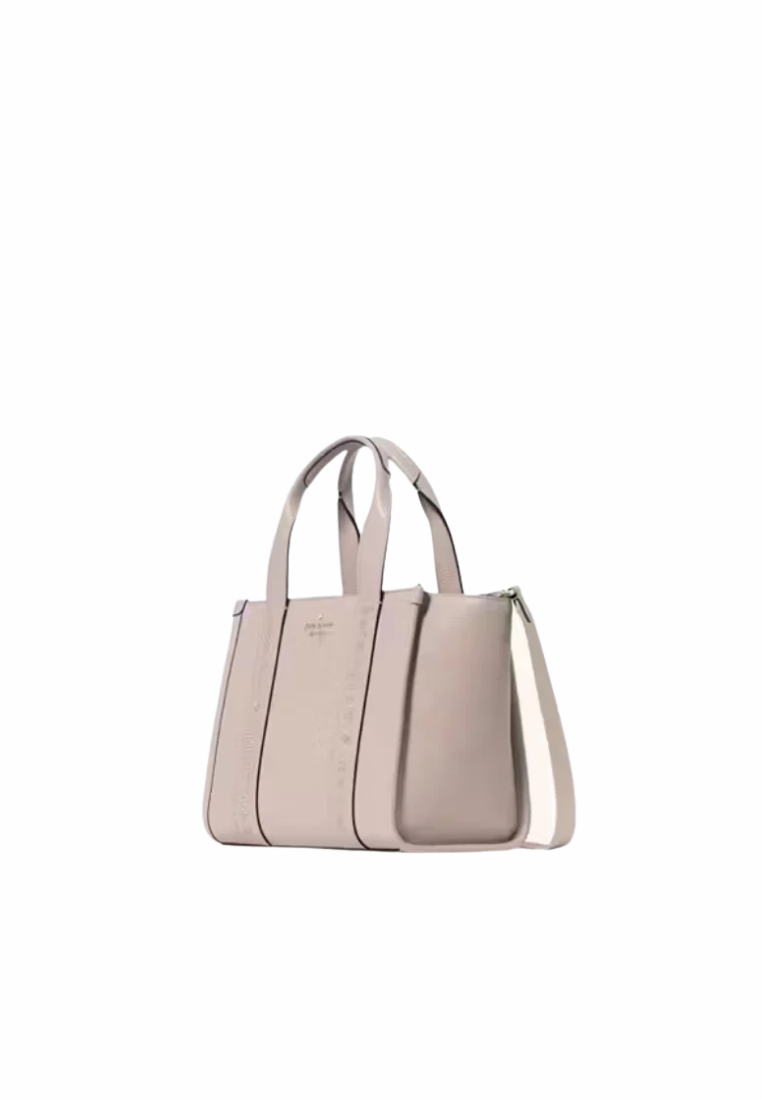 Kate Spade Kip Leather Small Tote Bag In Cozy Grey KL935