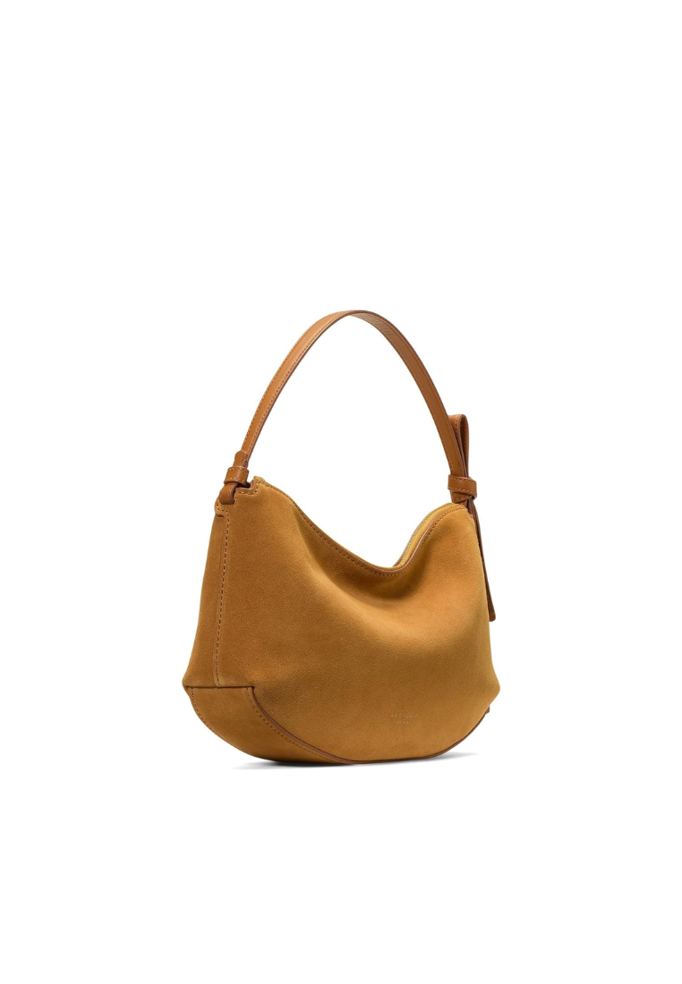 Kate Spade Loop Suede Shoulder Bag Large In Hickory KM953