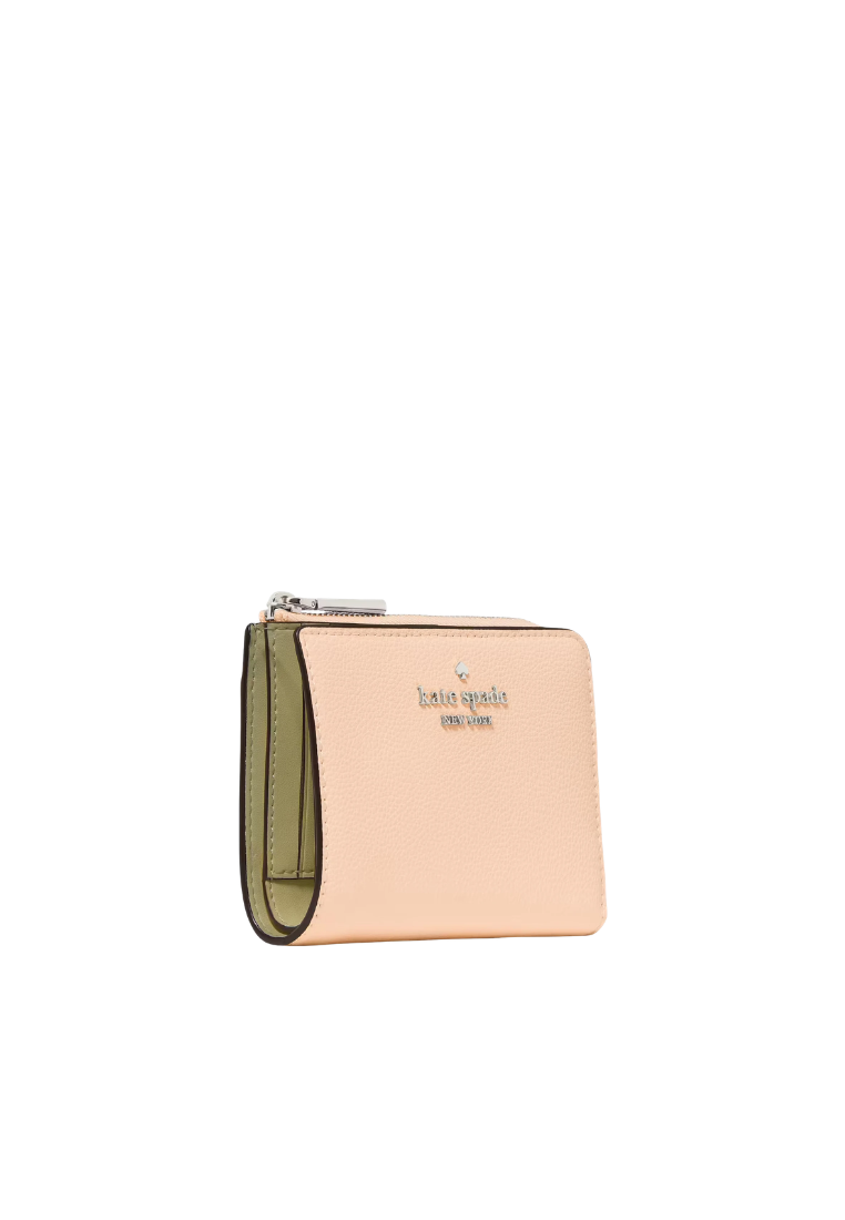 Kate Spade Small L-Zip Wallet In Crisp Peach KN764