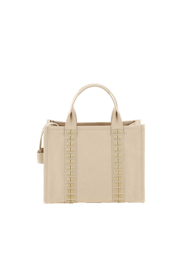 Marc Jacobs The Studded Medium Tote Bag Top Handle In Beige H071M12FA22