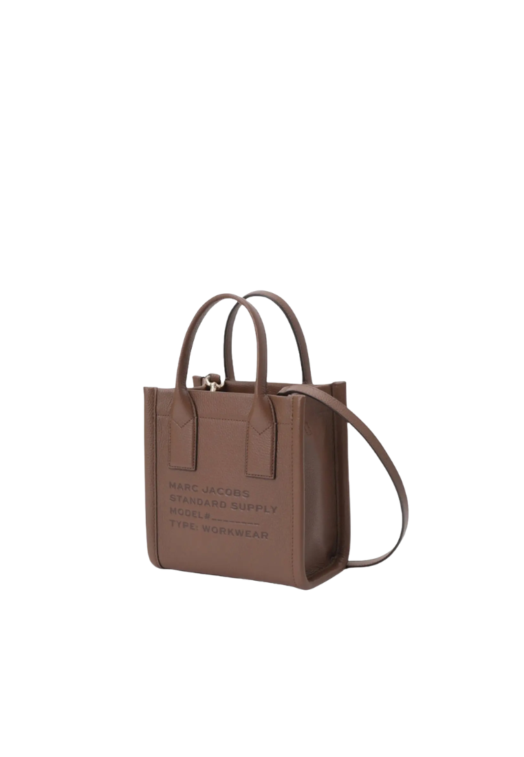 Marc Jacobs Small Leather Standard Supply Tote Bag In Cognac 4P4HCR012H01